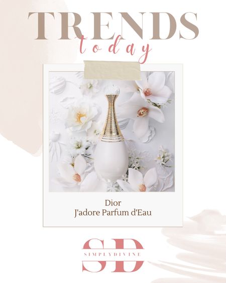 New Dior perfume, J’adore Parfum d’Eau. Scented jasmine, magnolia, and fresh neroli. ✨

| perfume | Sephora | eau de parfum | beauty | Dior | designer | designer beauty | designer perfume | 

#LTKbeauty #LTKstyletip