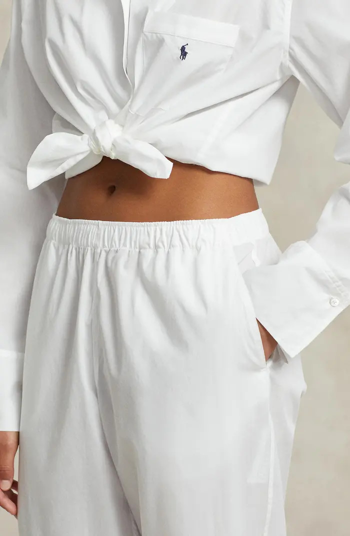 Cotton Poplin Pajamas | Nordstrom