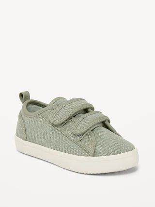 Canvas Double-Strap Sneakers for Toddler Boys | Old Navy (US)