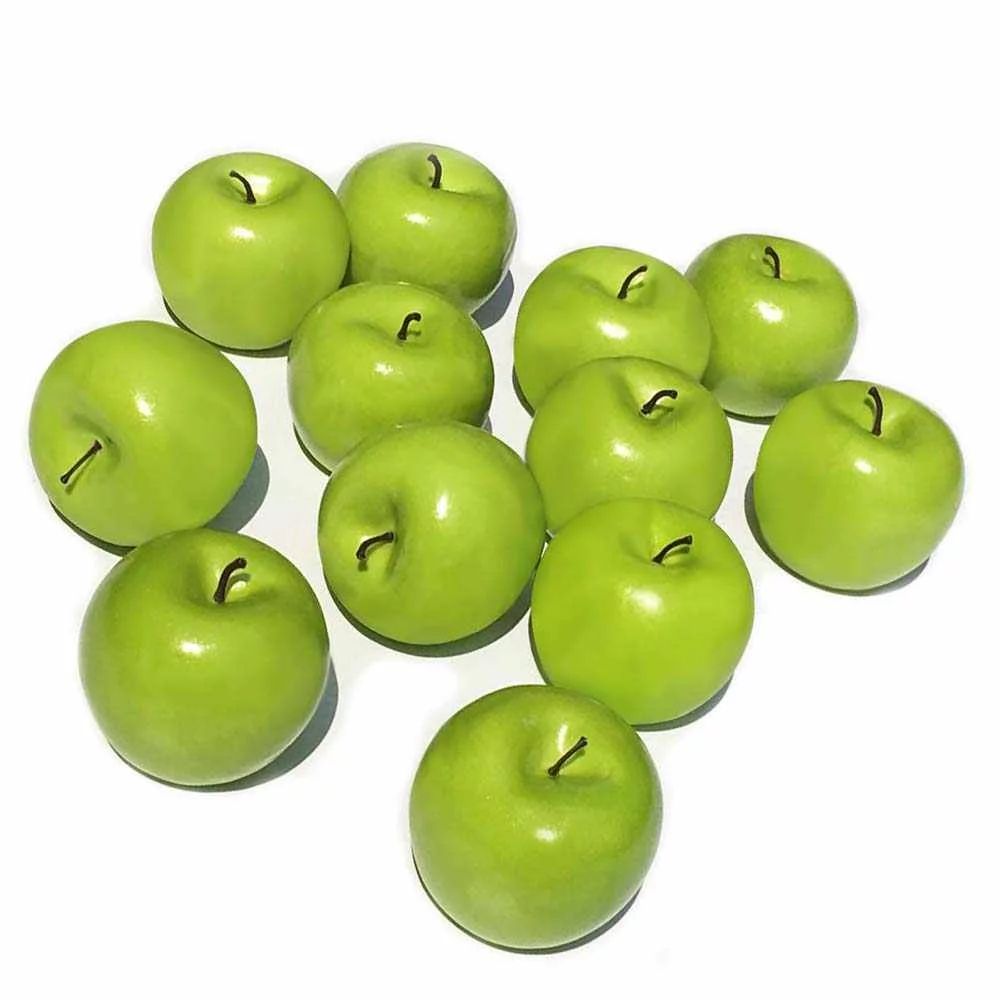 Artificial Green Apples Box of 12 | Walmart (US)