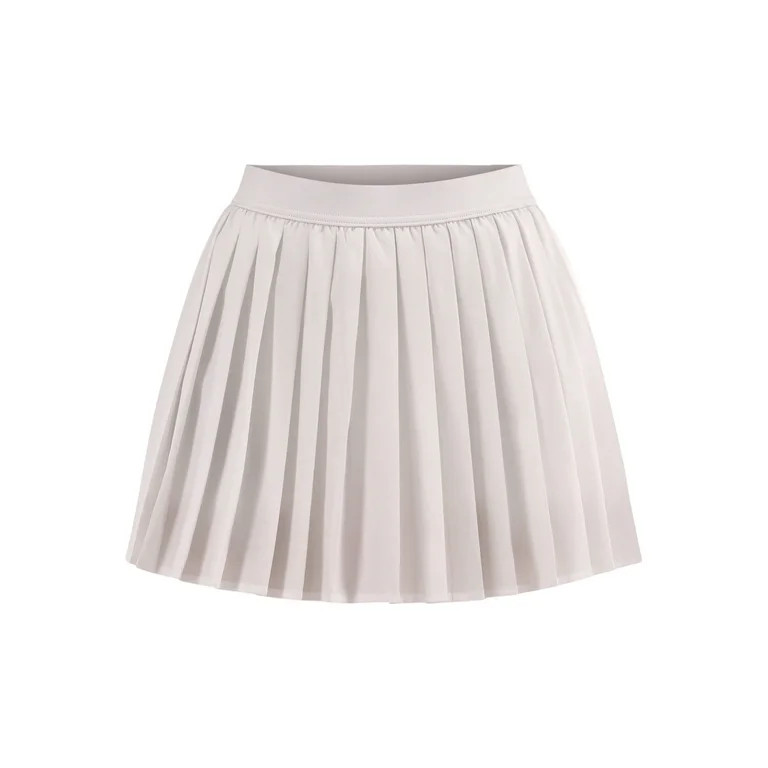 No Boundaries Pleated Tennis Skort, Women's - Walmart.com | Walmart (US)