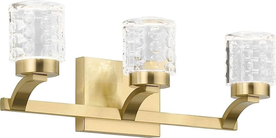 Elan 84041CG Rene Vanity, 3-Light LED 69 Total Watts, Champagne Gold | Amazon (US)