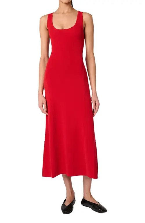 WeWoreWhat Scoop Neck Midi Dress in Red at Nordstrom, Size Xx-Large | Nordstrom