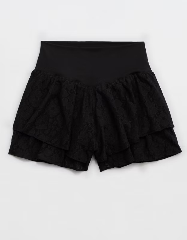 OFFLINE By Aerie Real Me Lace Flowy Short | American Eagle Outfitters (US & CA)