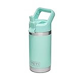 Amazon.com : YETI Rambler Jr. 12 oz Kids Bottle, with Straw Cap, Seafoam : Sports & Outdoors | Amazon (US)