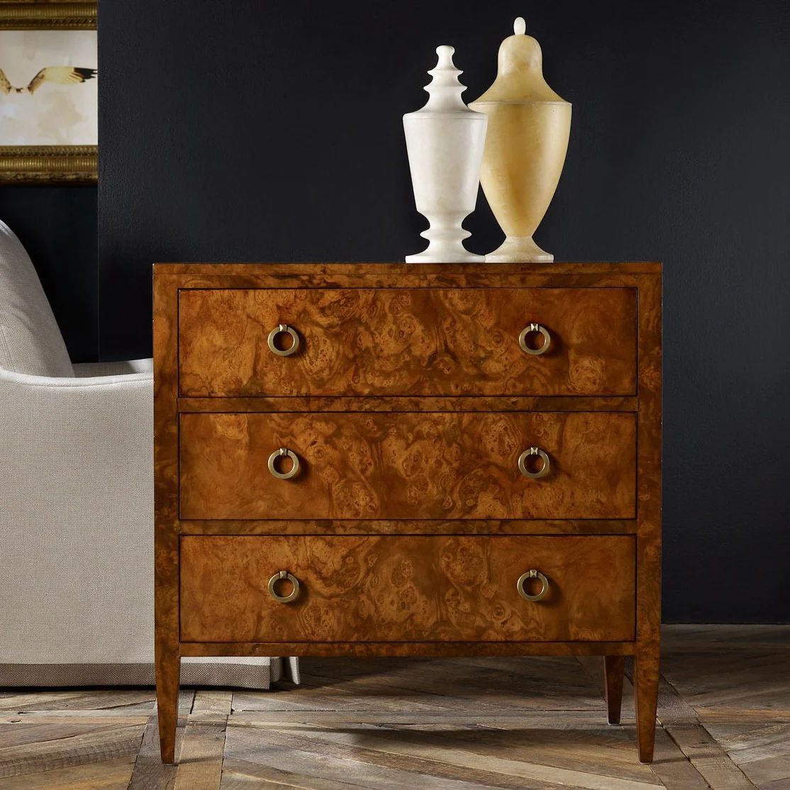 Three Drawer Chest On Legs | France and Son
