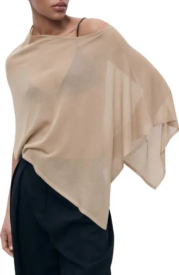 Asymmetric Knit Cape | Nordstrom