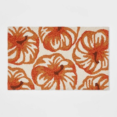 30" x 18" Cotton Pumpkins Kitchen Rug - Threshold™ | Target