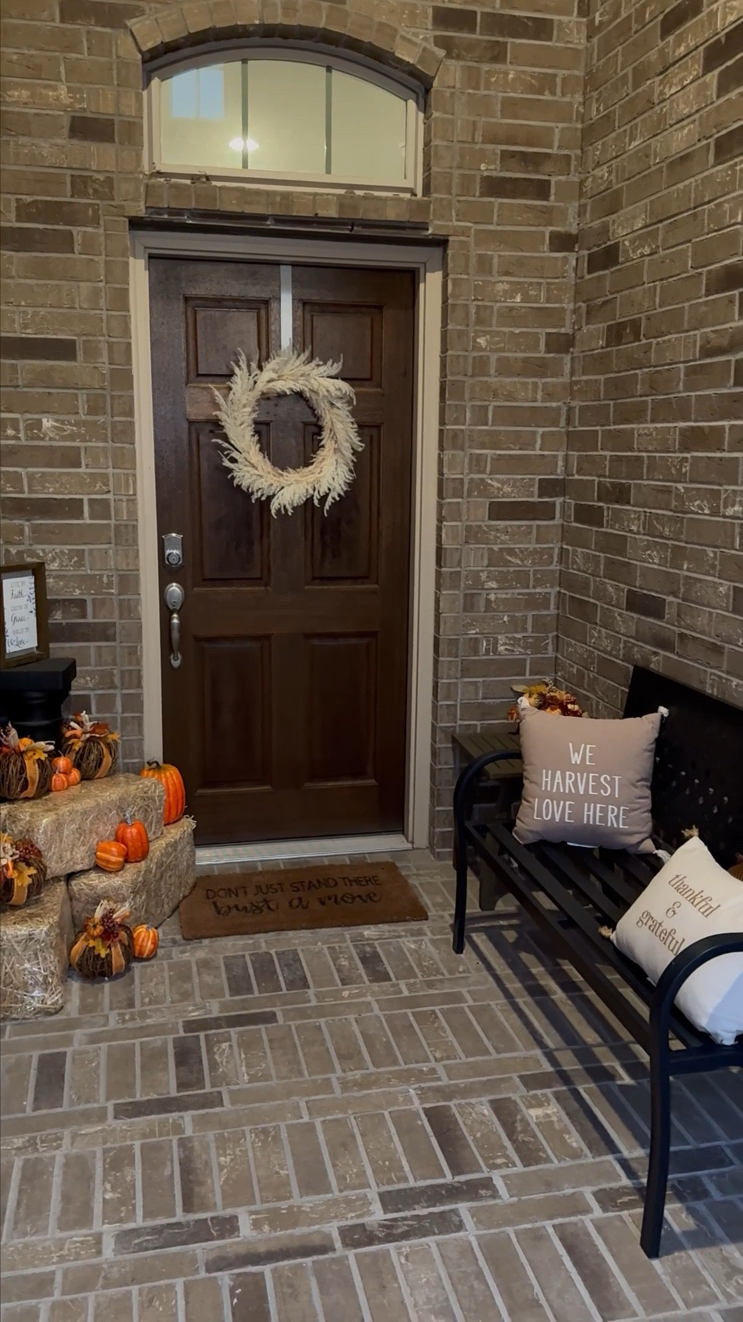 Fall home decor items from Walmart!

Fall wreath. Fall porch decor. Fall pillows. Hay bales. Pumpkins for decor. Front porch bench. Front porch end table. Fall door mat. Noise canceling head phones. Avia sneakers,

#LTKFamily #LTKHome #LTKSaleAlert