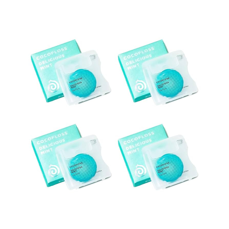 Cocofloss Woven Dental Floss, Dentist-Designed Oral Care, Mint, Waxed, Expanding, Vegan, Kid-Frie... | Amazon (US)
