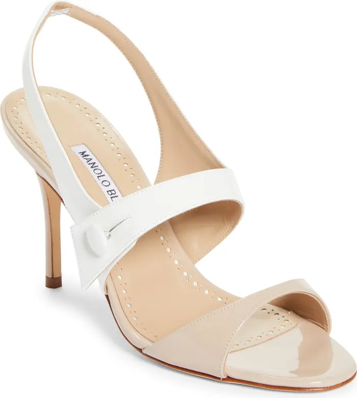 Manolo Blahnik Climnetra Slingback Sandal (Women) | Nordstrom | Nordstrom