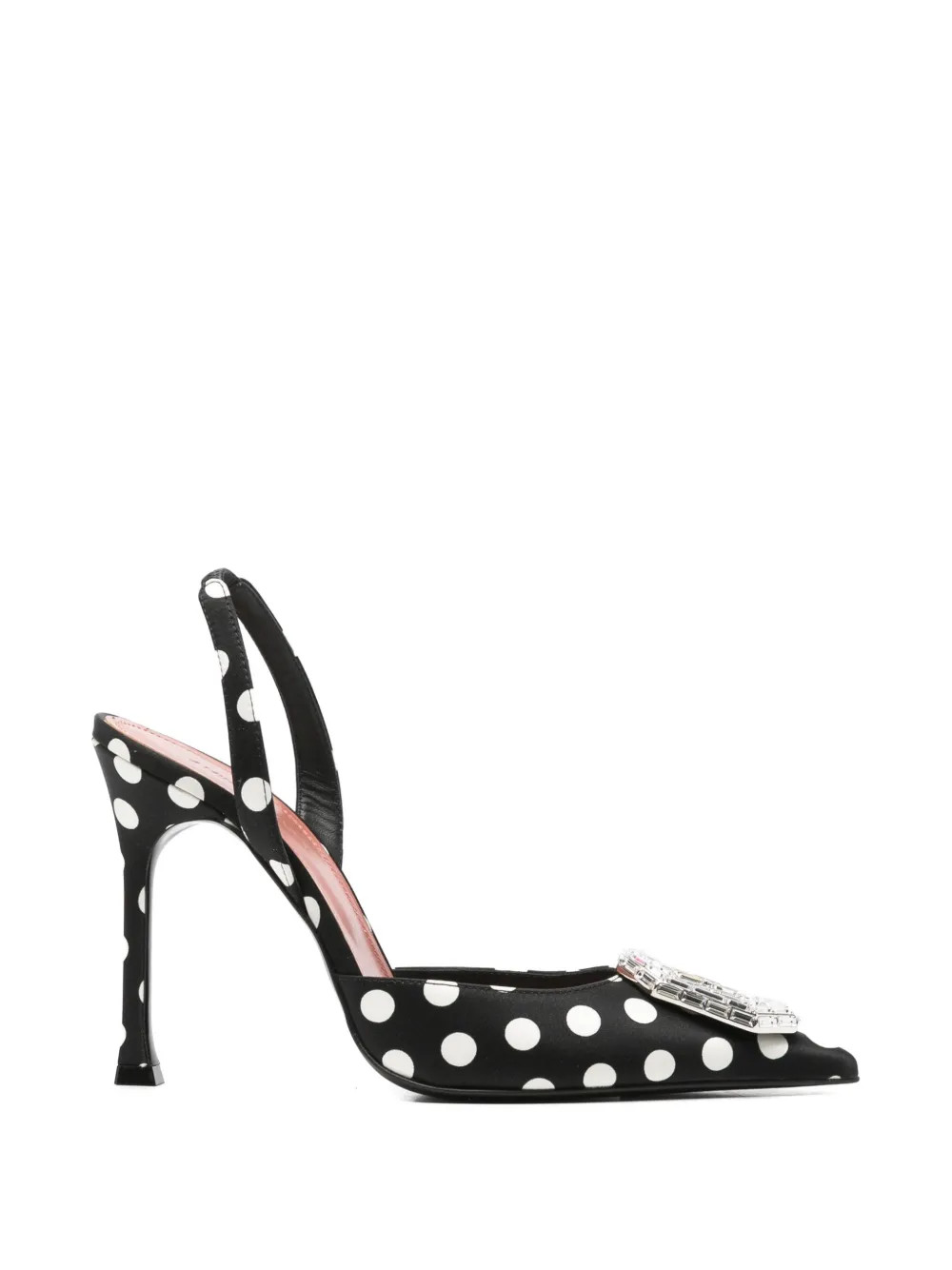 Amina MuaddiCamellia polka-dot-pattern pumps | Farfetch (BR)