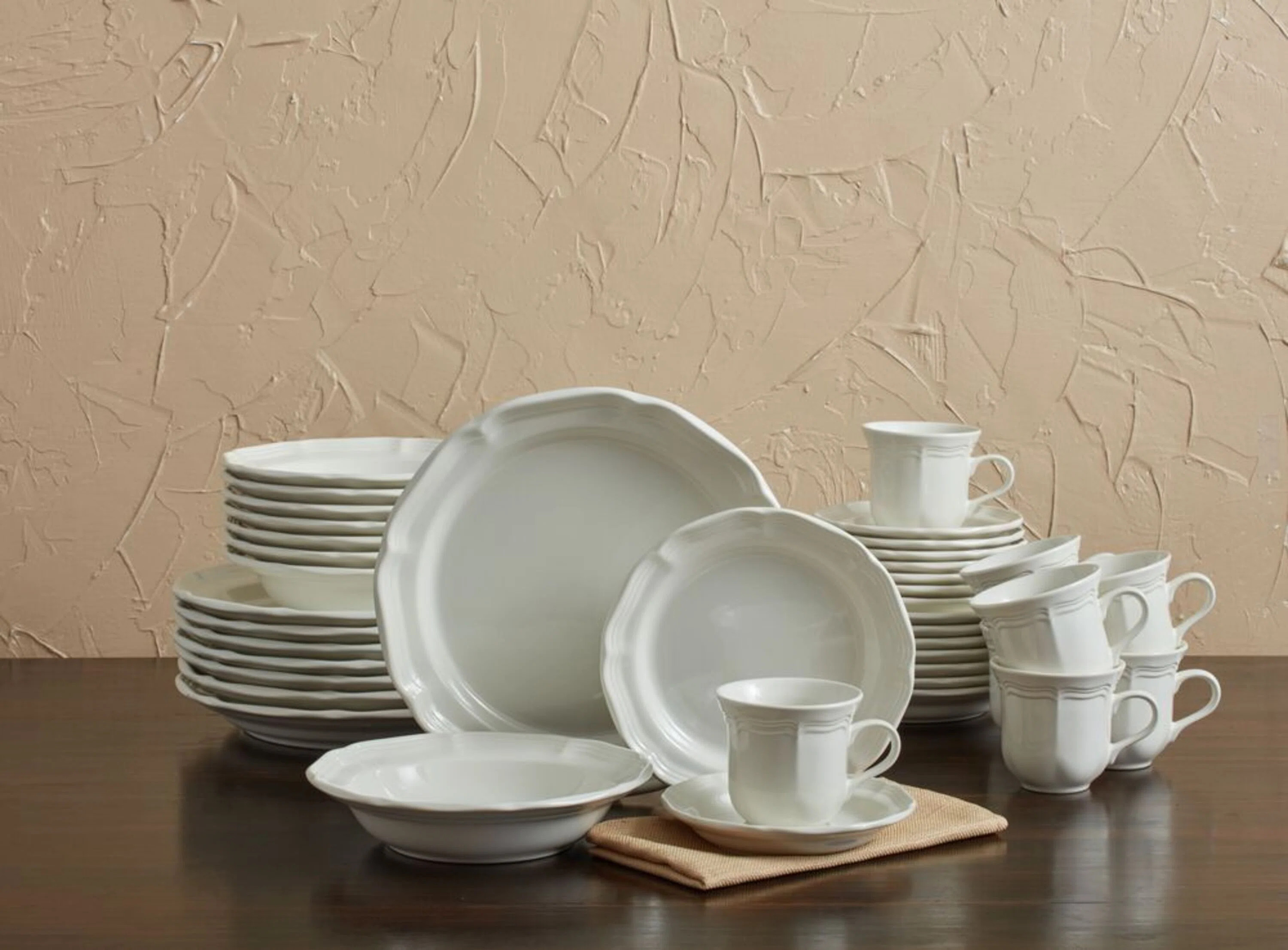 Mikasa French Countryside 40-Piece Dinnerware Set, Service For 8 & Reviews | Wayfair | Wayfair North America