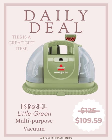 BISSELL Little Green Multi-Purpose Portable Carpet and Upholstery Cleaner on Sale! Little green vacuum on sale today with prime shipping 

#LTKfamily #LTKSeasonal #LTKhome