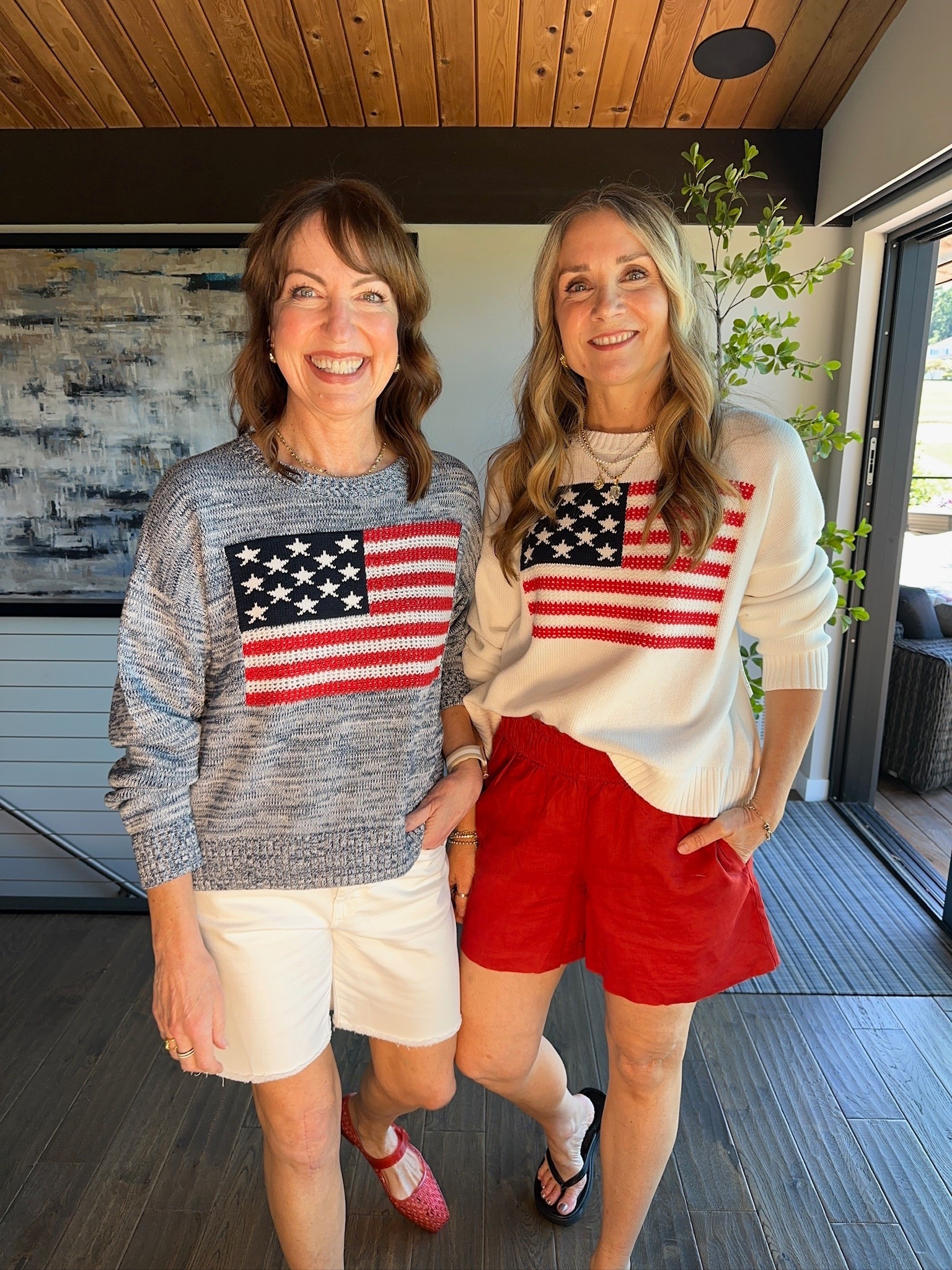 Love these American flag sweaters. So fun for 4th of July!

#LTKOver40 #LTKSeasonal