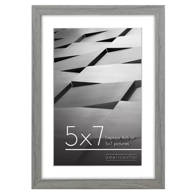 Thin Picture Frame With Shatterproof Glass Horizontal and Vertical Formats for Wall and Tabletop ... | Target
