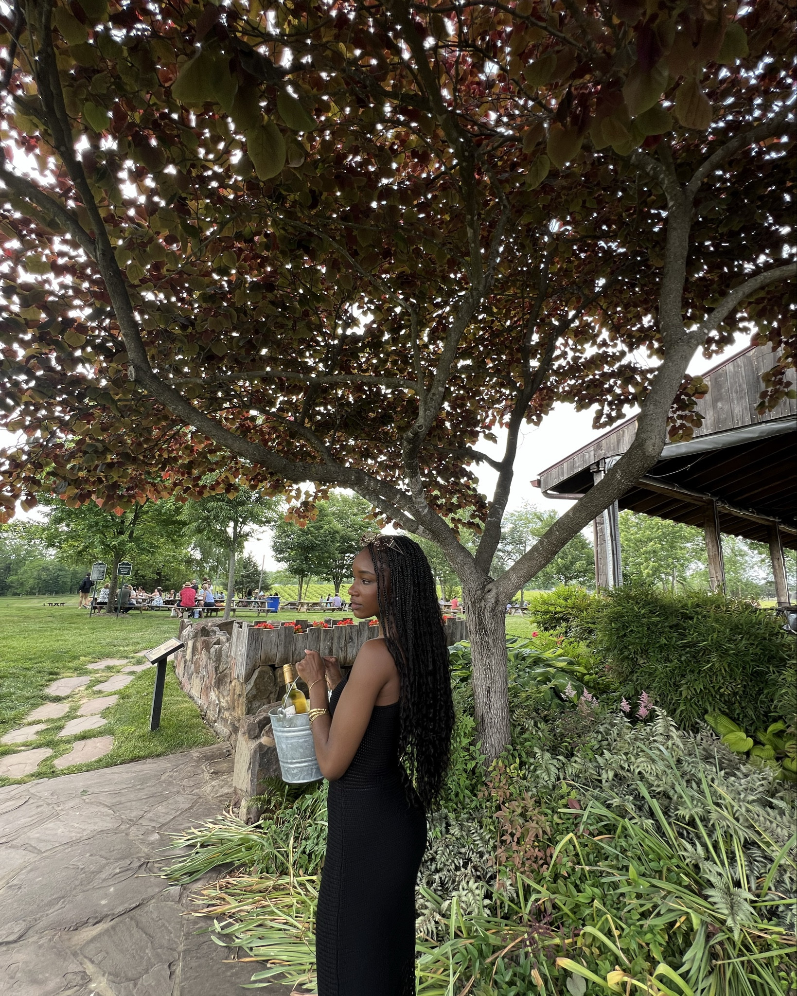 Simple winery outfit 🖤 I got this dress at TJ Maxx; similar options below 

#LTKFindsUnder50 #LTKStyleTip