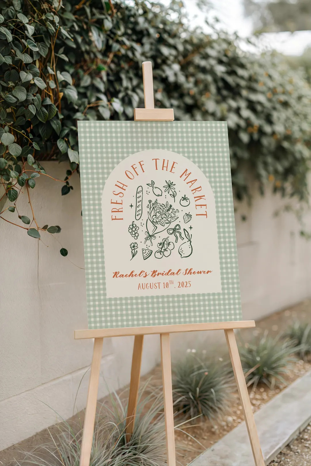 Fresh off the Market Bridal Shower Sign – Farmers Market Theme | Printable Digital Download | C... | Etsy (US)