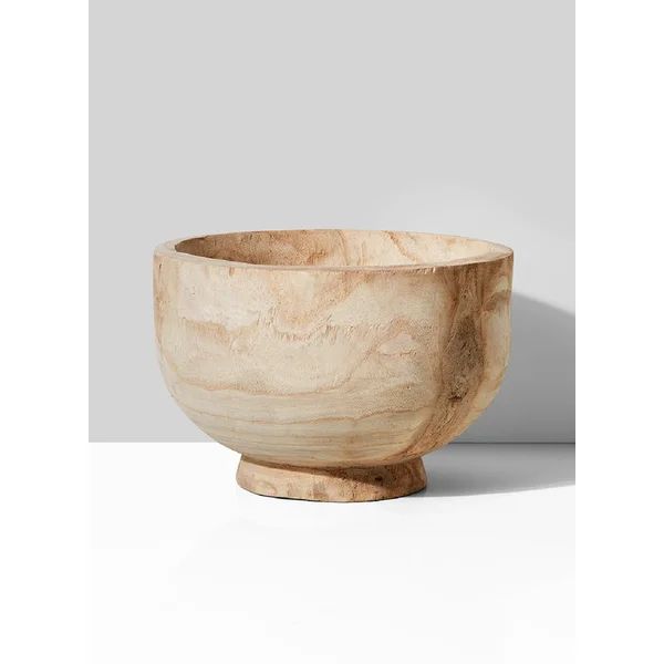 Nason Wood Decorative Bowl in Beige | Wayfair North America