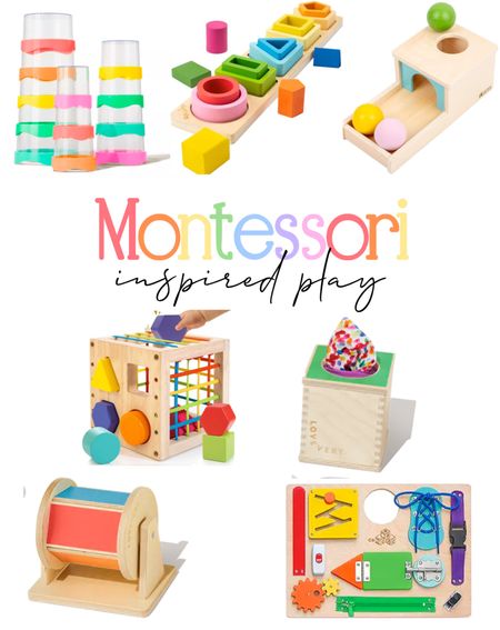 Montessori inspired play

Montessori toys, kids playroom, kids toys, Lovevery dupes 