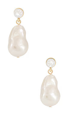 BaubleBar Elizabeth Earrings in Pearl from Revolve.com | Revolve Clothing (Global)