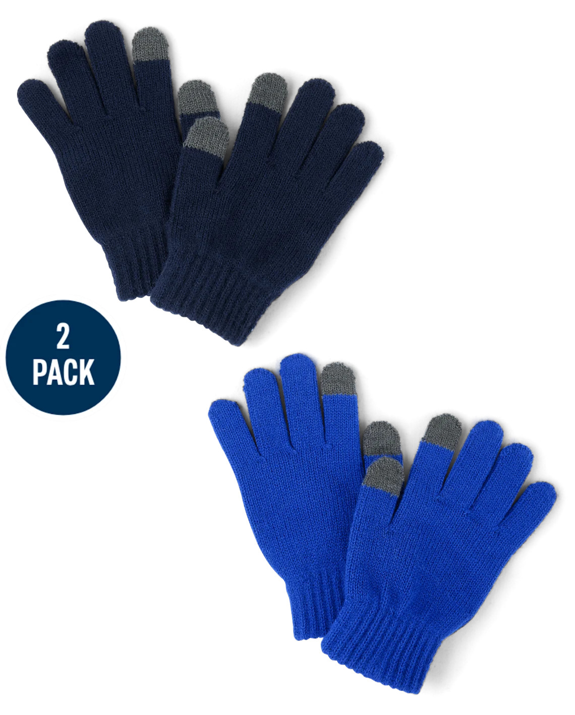 Kids Texting Gloves 2-Pack - blue | The Children's Place