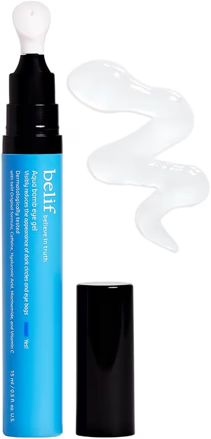 belif Aqua Bomb Cooling Eye Gel - Caffeine & Hyaluronic Acid for Puffiness & Hydration, Niacinami... | Amazon (US)