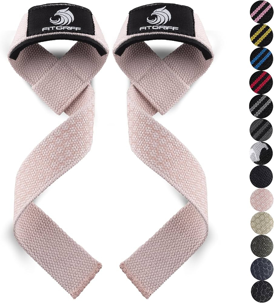 Fitgriff® Lifting Wrist Straps for Weightlifting, Gym, Deadlift, Workout (Made of Premium Cotton... | Amazon (US)