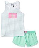 Calvin Klein Girls' 2 Piece Sleepwear T-Shirt and Shorts Pajama Set Pj | Amazon (US)