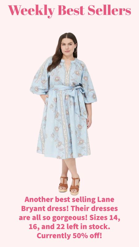 Another best selling Lane Bryant dress! Their dresses are all so gorgeous! Sizes 14, 16, and 22 left in stock. Currently 50% off!

#LTKstyletip #LTKplussize #LTKsalealert