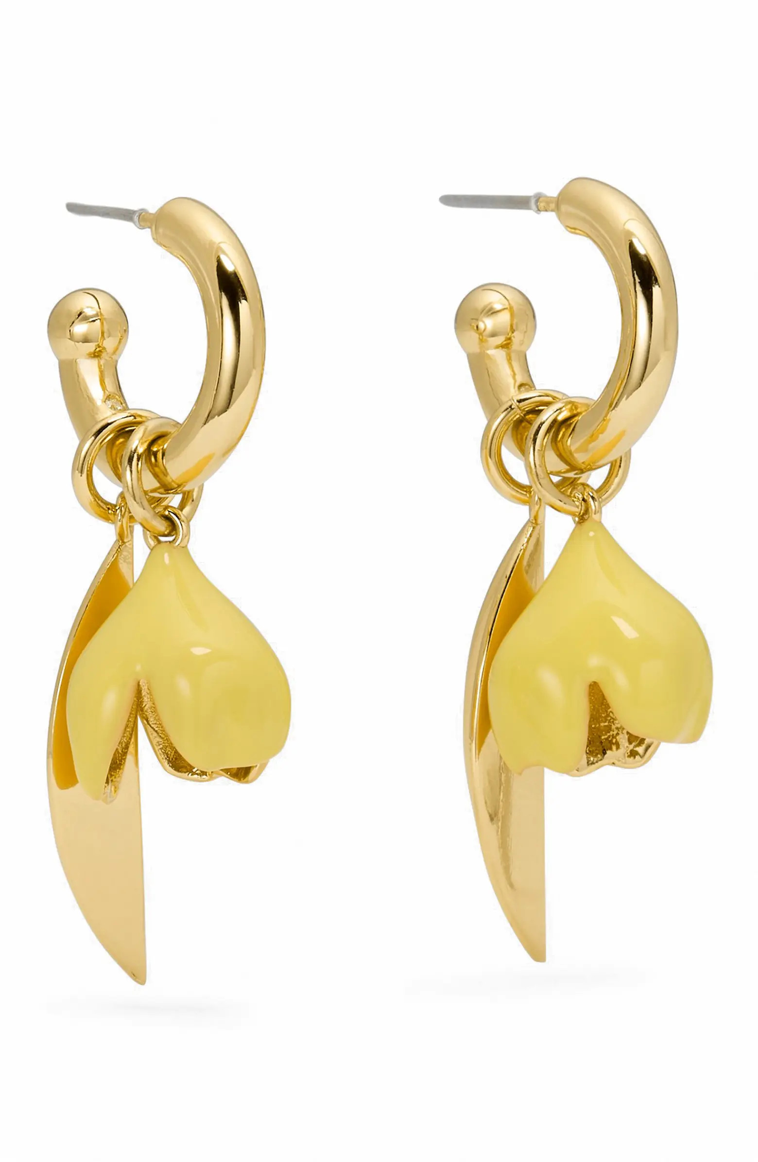 golden bloom flower drop earrings | Nordstrom