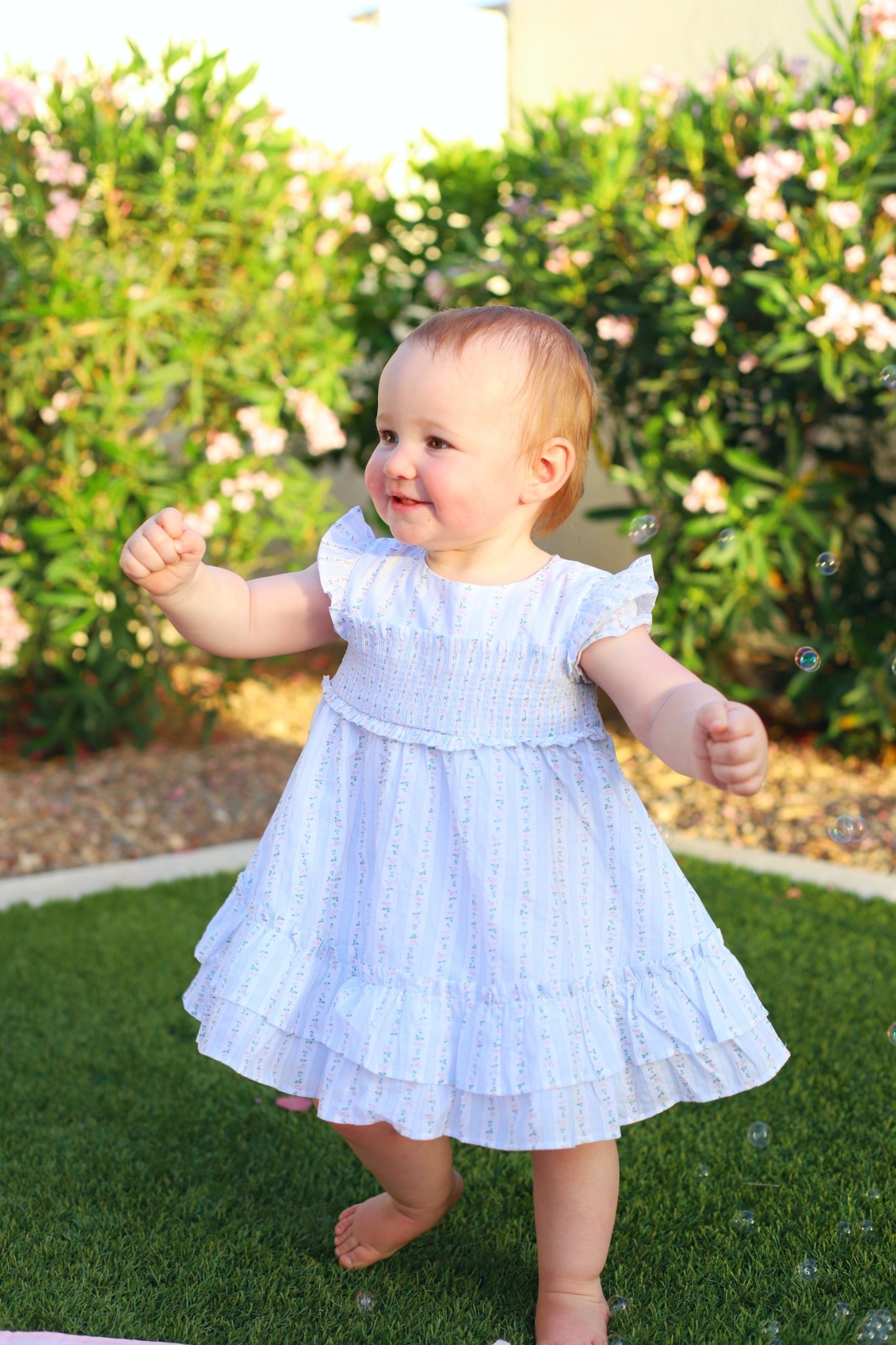 Baby girl / toddler dress. Such a cute spring dress for little girls! Would make a great baby shower gift or one year old birthday gift! 

#LTKmomlife #LTKBaby #LTKKids