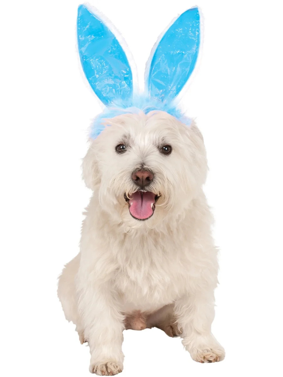 Rubies Costume Co Blue Easter Bunny Rabbit Ears For Pet Dog Costume Accessory Set Small Medium | Walmart (US)