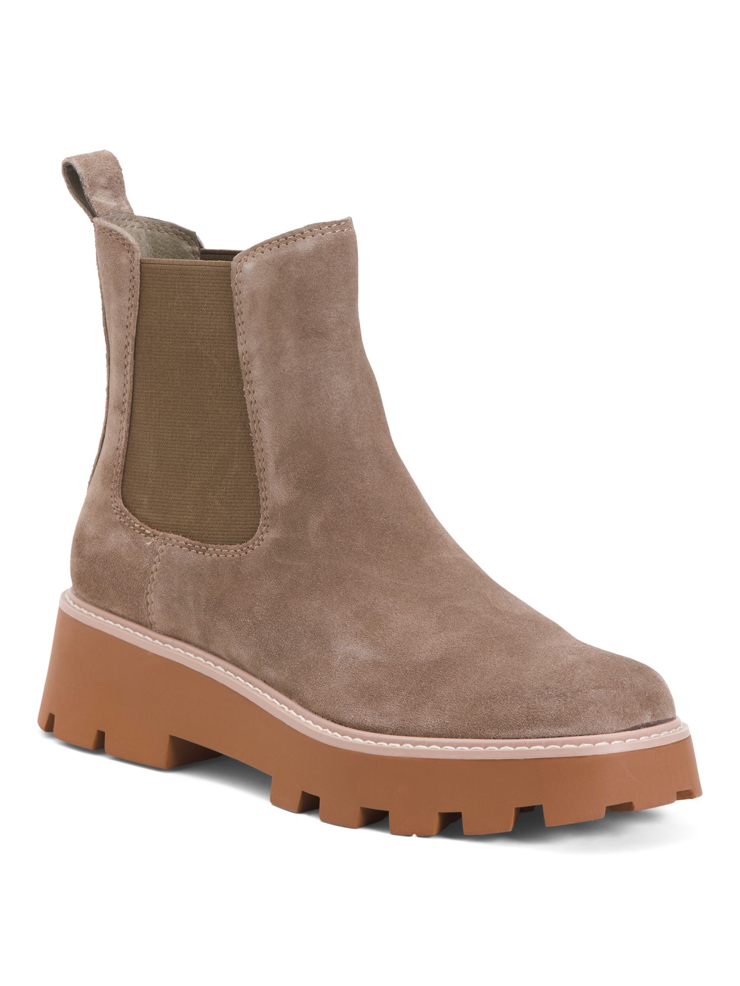 Suede Lug Chelsea Boots | TJ Maxx