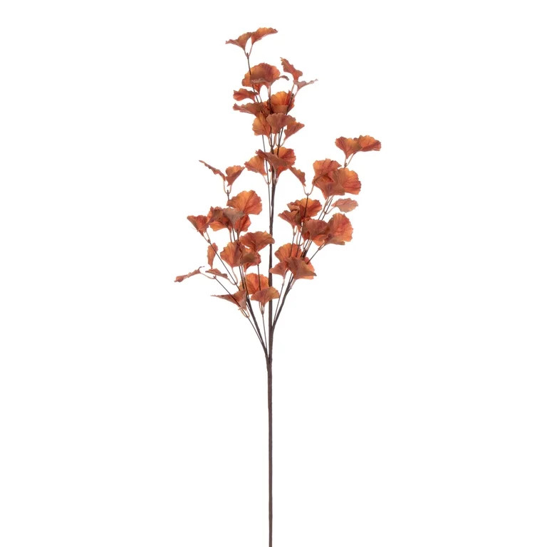 Vickerman 32" Autumn Orange Artificial Leaf Spray, 4 per bag. | Walmart (US)