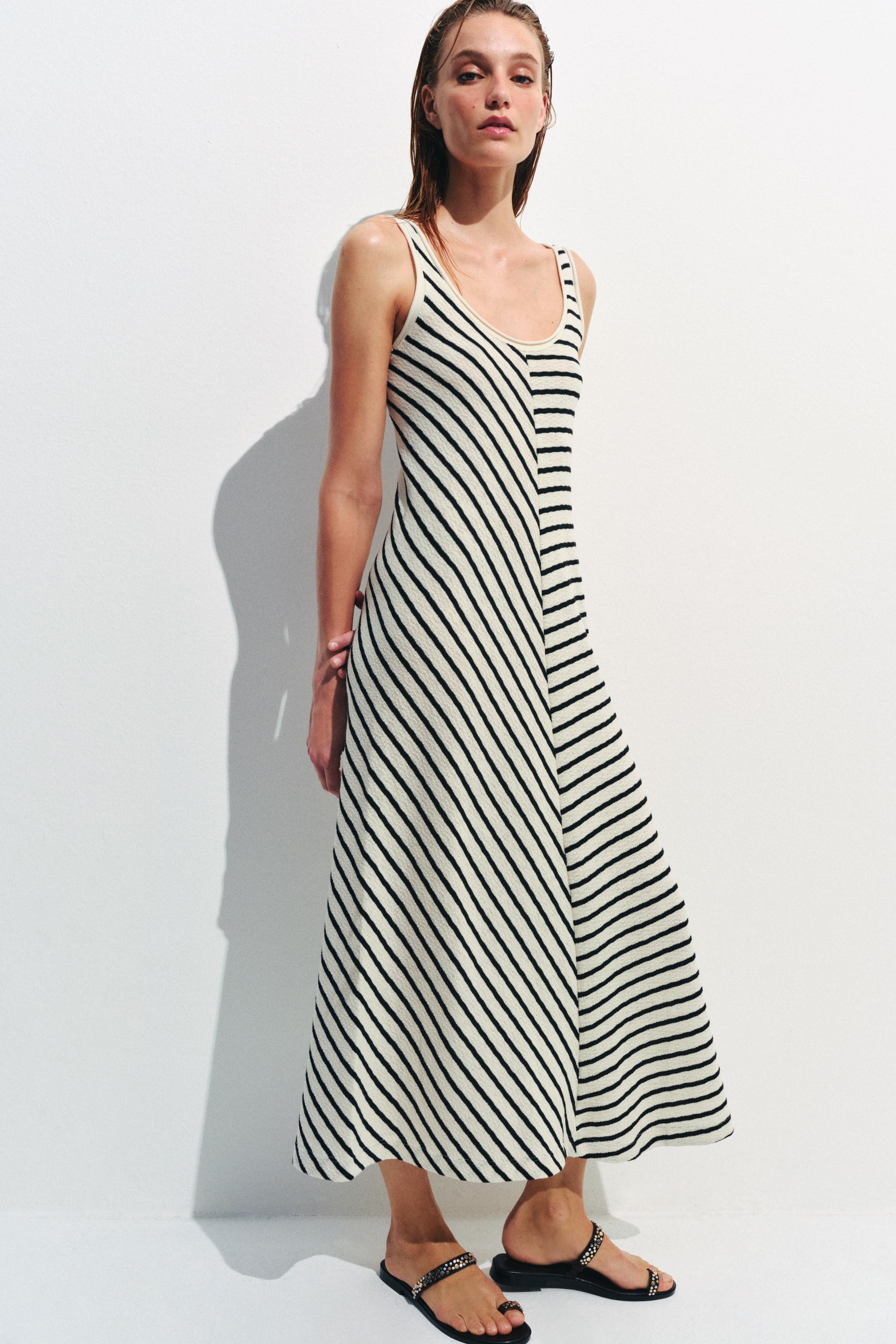 LONG STRIPED DRESS | Zara US
