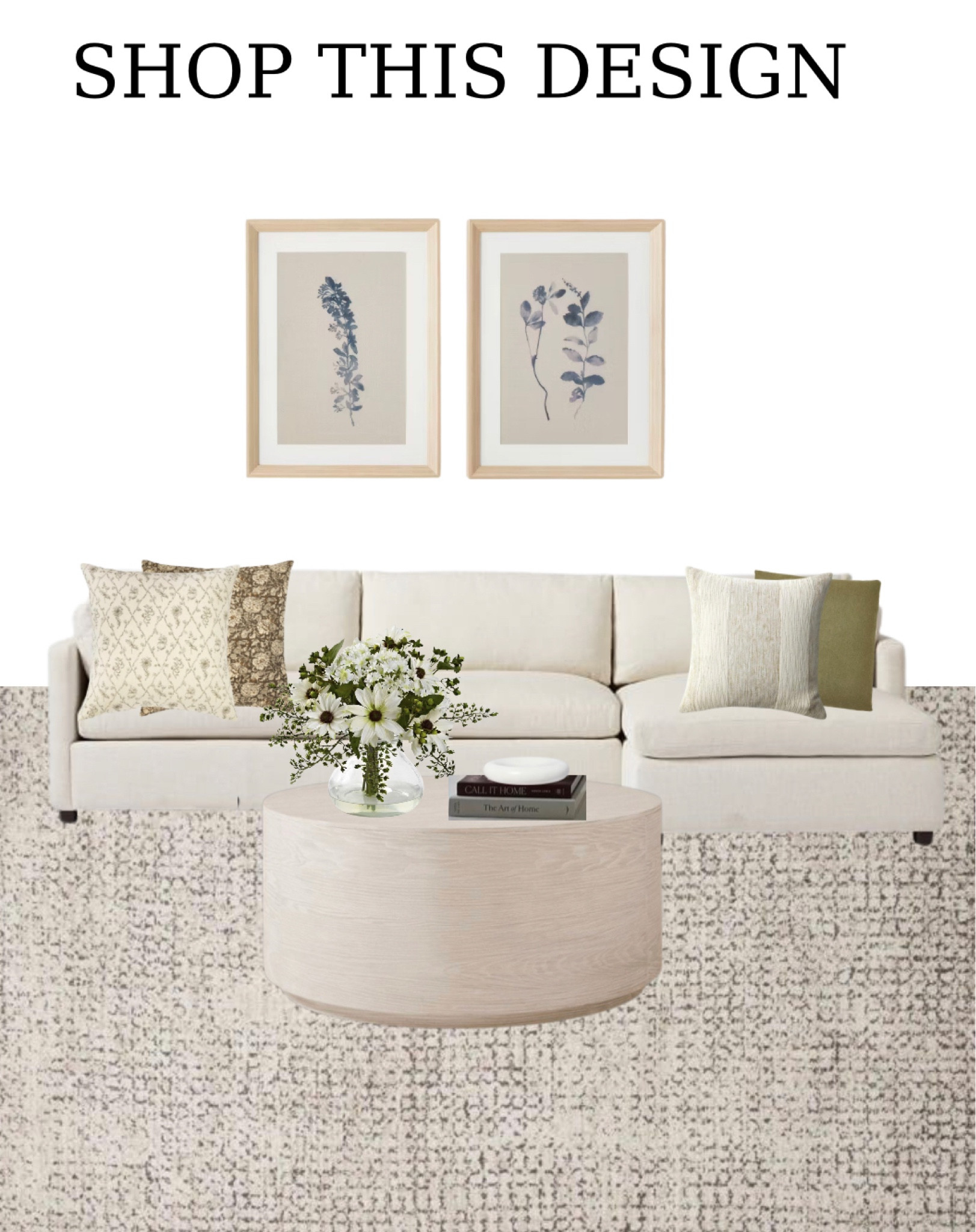 Neutral tones, cozy textures, and timeless style 🪴✨ This living room design is all about creating a warm and inviting space that feels effortlessly chic. From soft beige accents to layered natural elements, this look is perfect for anyone who loves a calm, minimal aesthetic. Scroll below to shop this neutral living room design and bring this vibe to your home! 🤍 #NeutralHome #LivingRoomInspo #LTKhome #MinimalistDecor #NeutralDecor

Neutral living room design
Living room 
Neutral home decor
Minimalist living room
Cozy neutral living space
Calm and cozy home
Neutral interior styling
Neutral color palette
Living room decor ideas
Neutral tone furniture
Earthy living room decor
Soft and warm interiors
Neutral aesthetic living room
Shop neutral home decor
Beige sectional 
Amber Lewis rug 
Throw pillows 
Studio McGee

#LTKOver40 #LTKHome #LTKStyleTip

#LTKFallSale #LTKStyleTip #LTKHome
