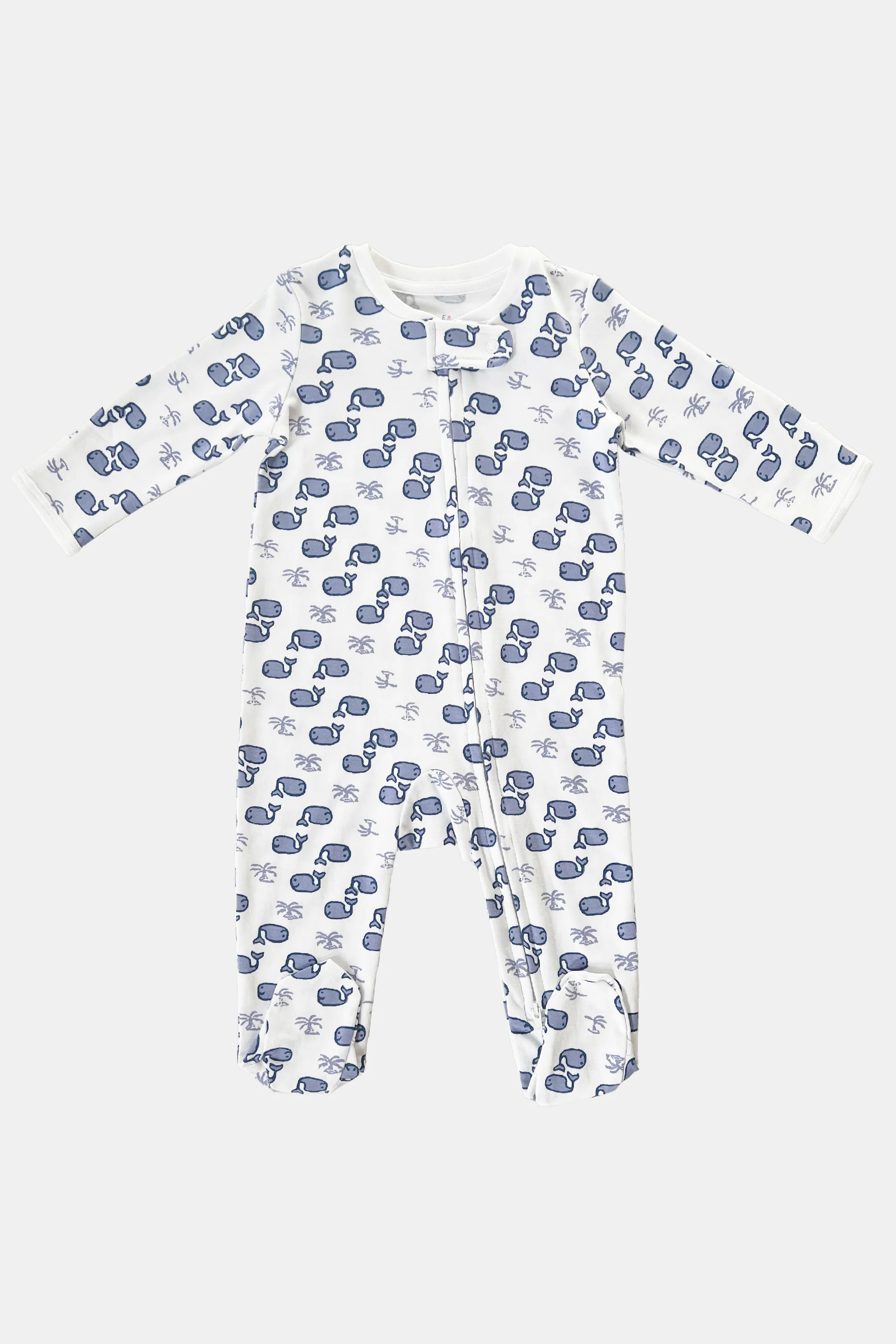 Infant Moby Zipper Footie | Roller Rabbit | Roller Rabbit