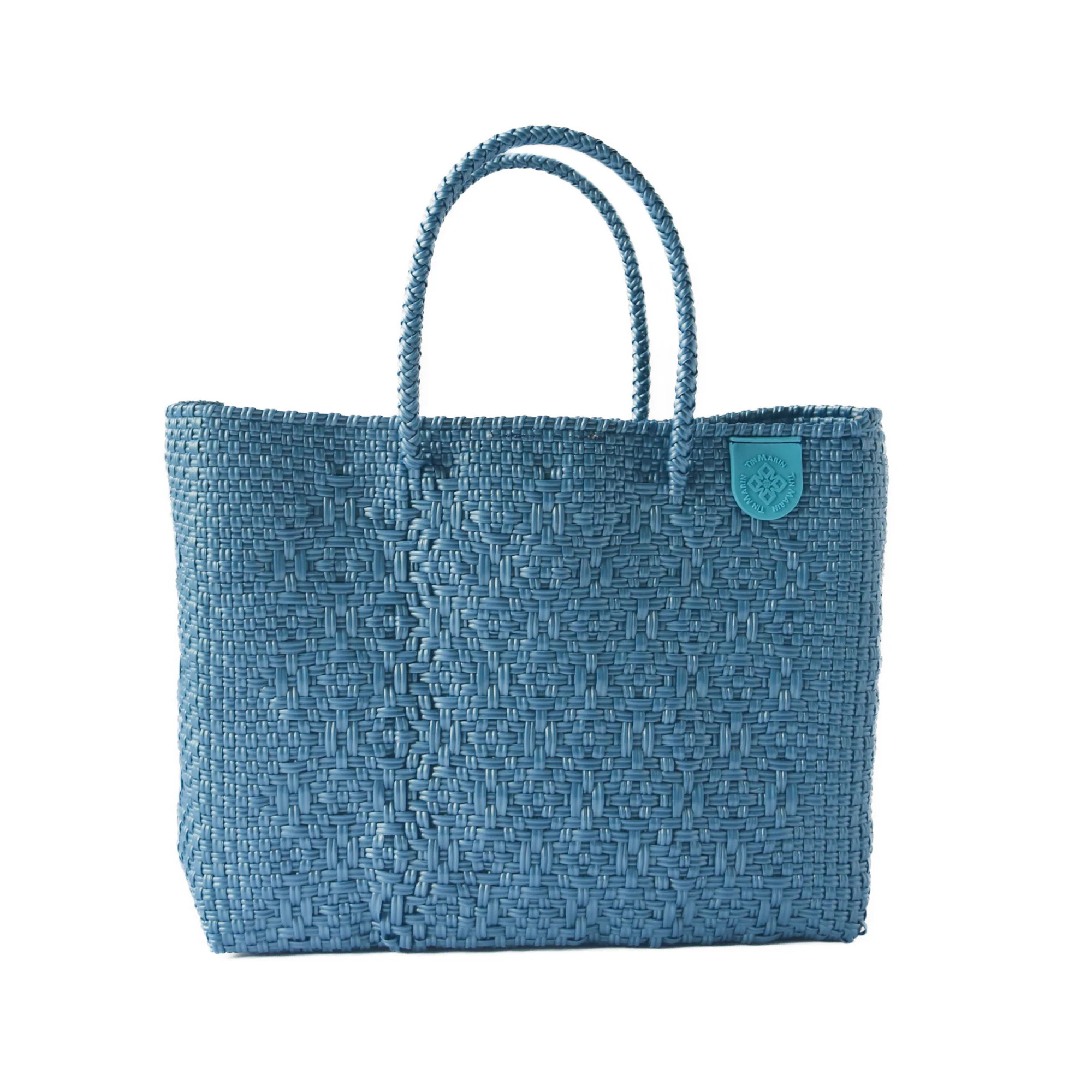 Maui Medium Woven Resort Crossbody Bag | Tin Marin