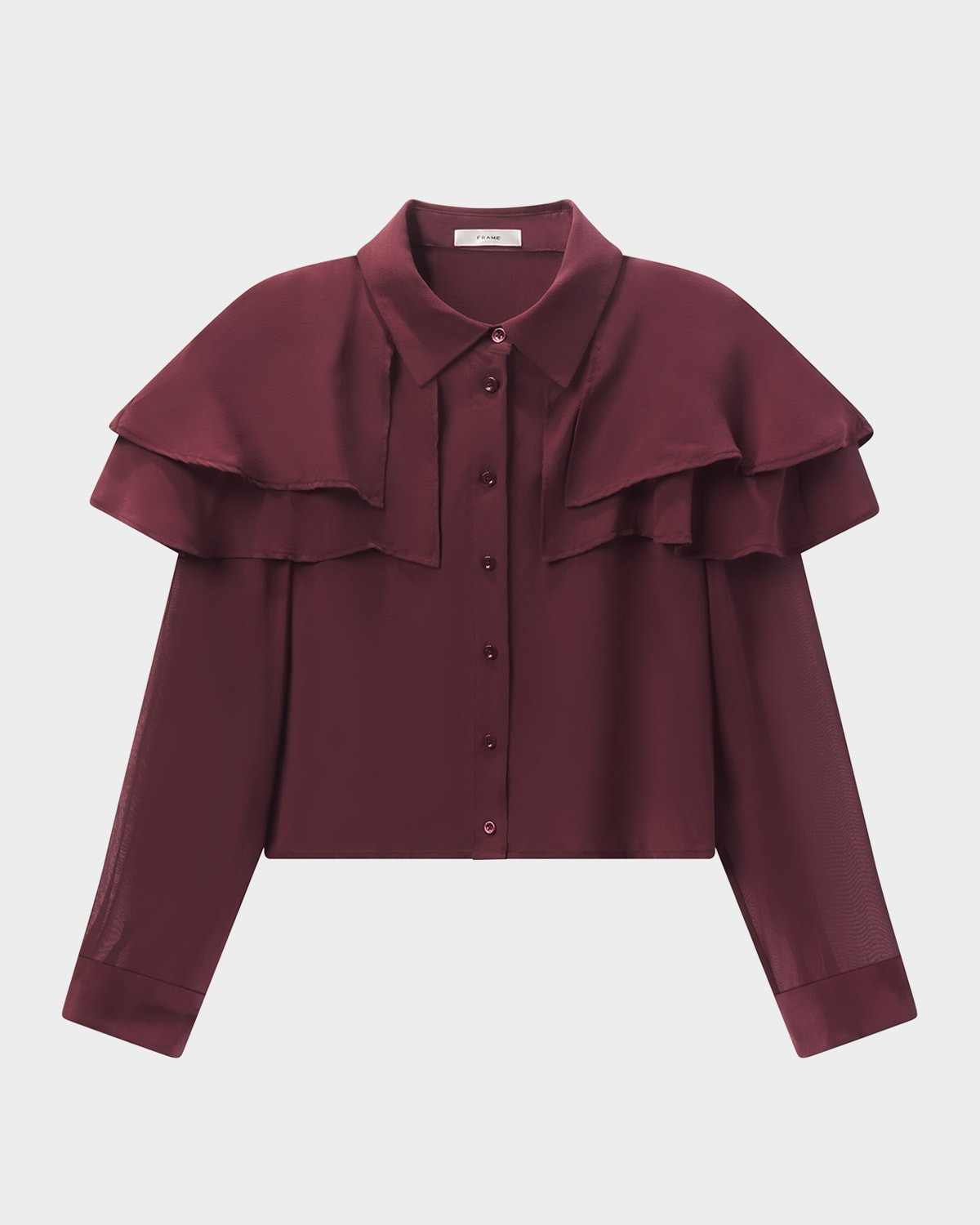 The Silk Cape Blouse | Neiman Marcus