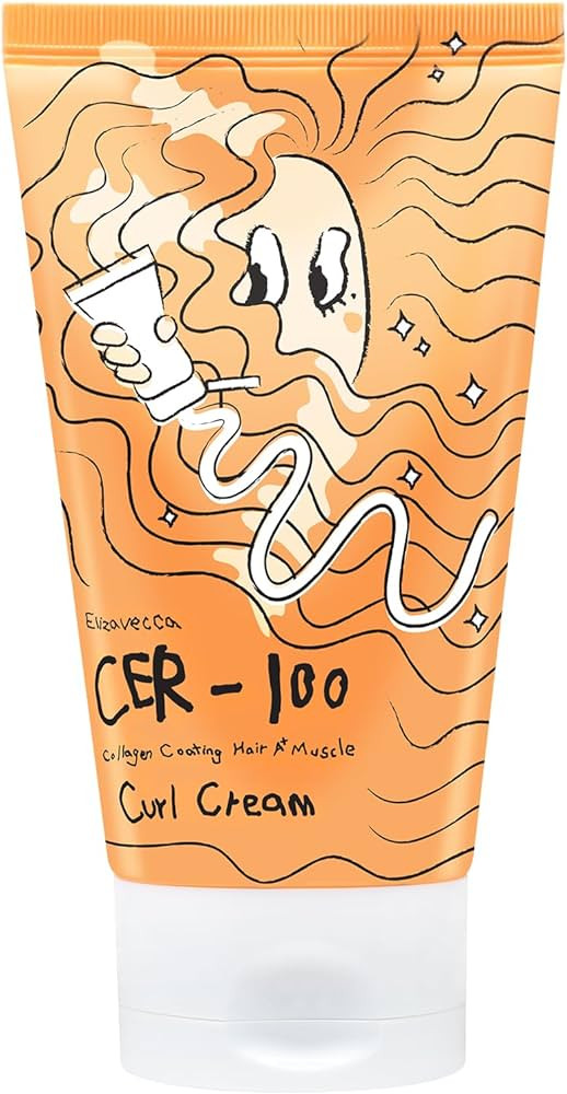 Elizavecca CER-100 Collagen Coating Hair A+ Muscle Curl Cream 120 ml | Amazon (US)