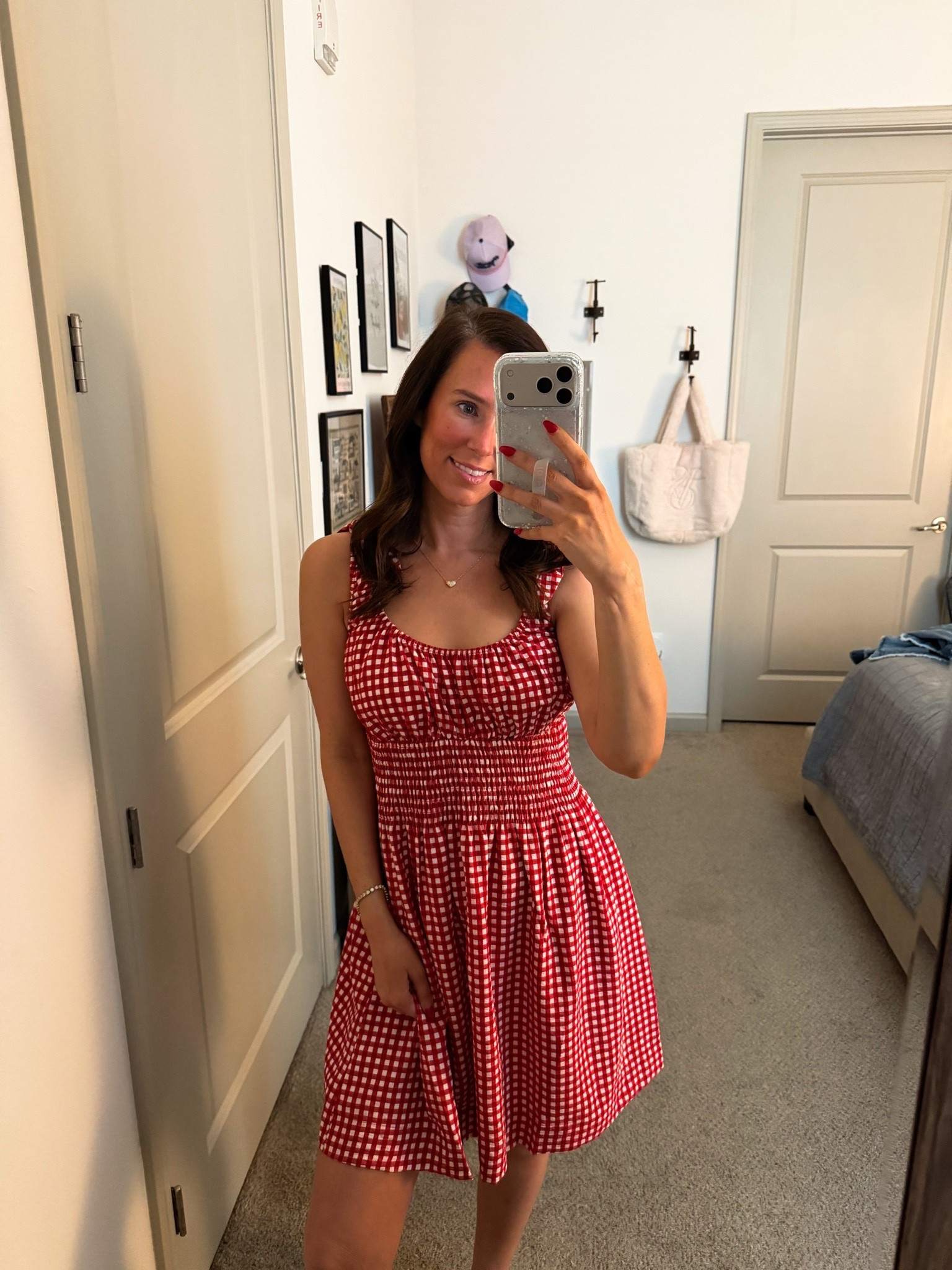 Walmart // dress // gingham // 4th of July // red white and blue // Memorial Day weekend // dress under $50

#LTKSaleAlert #LTKootd #LTKgrwm