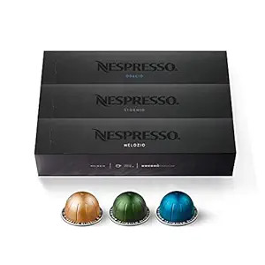 Nespresso Capsules VertuoLine, Medium and Dark Roast Coffee, Variety Pack, Stormio, Odacio, Meloz... | Amazon (US)