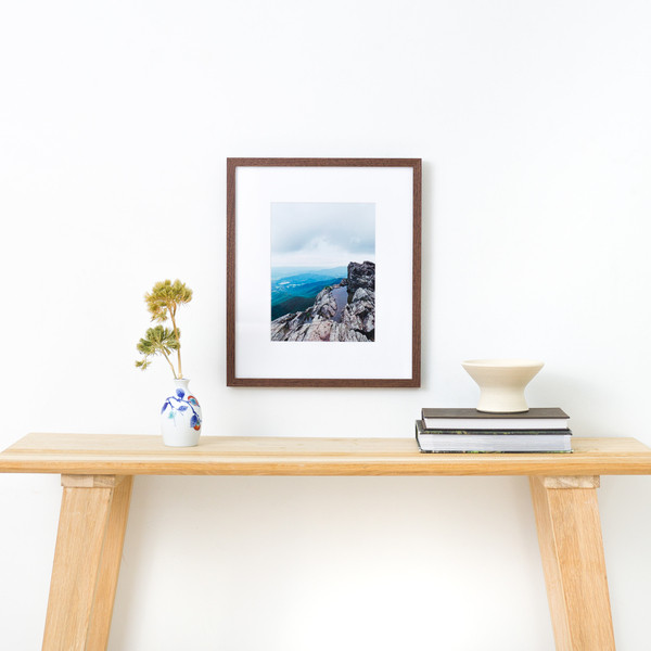 Solid Walnut mini frame | Framebridge