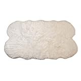 Gouchee Home Edinburgh Premium White Plush Faux Fur Large Shag, Fluffy Area Rug, 3' 5" x 6' Carpet A | Amazon (US)
