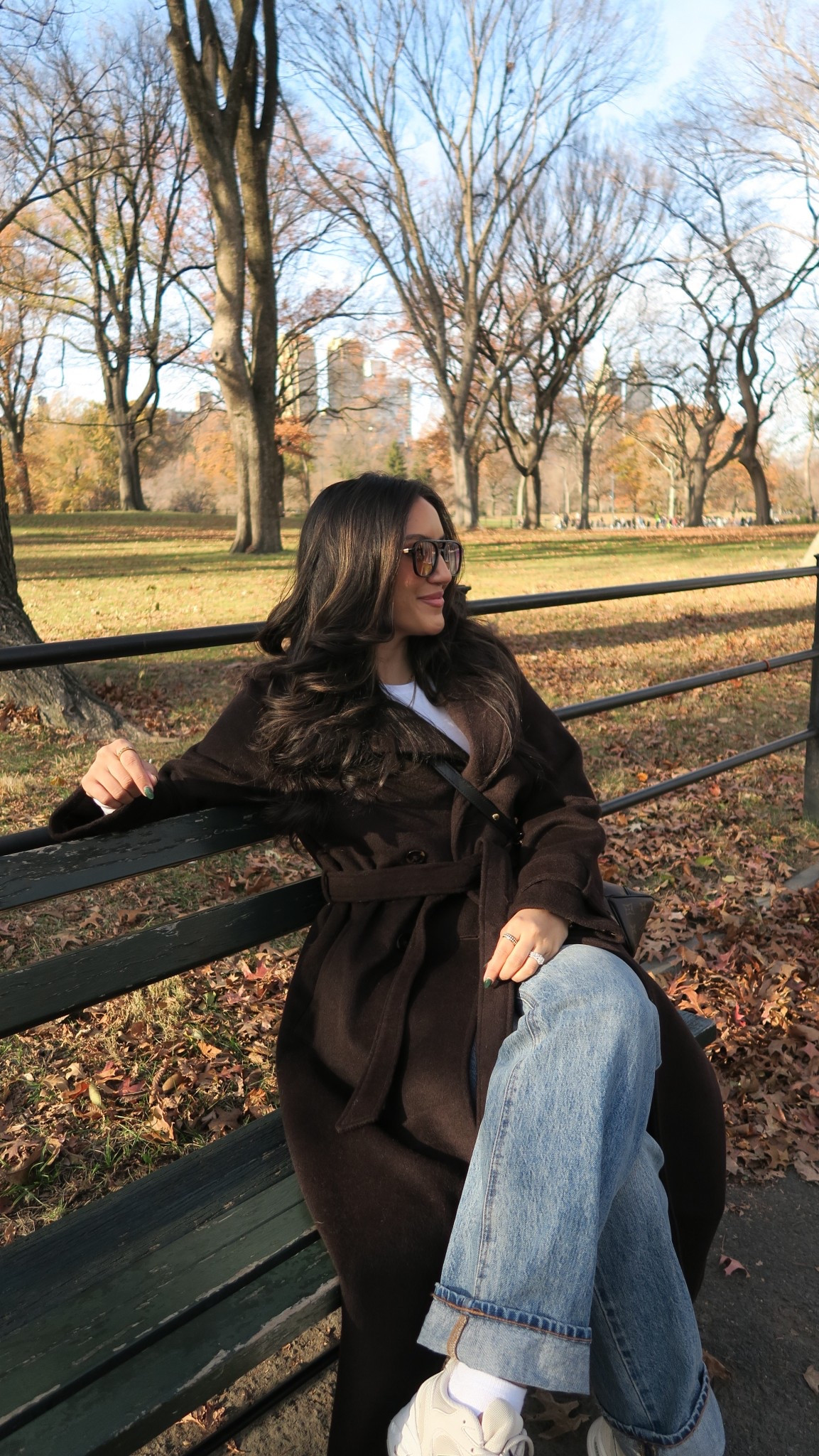 My long brown winter coat (size petite small) and some of my fave straight jeans (size 27)

Wore this in NYC for Christmas/December trip! 

#LTKHoliday #LTKStyleTip #LTKFindsUnder100