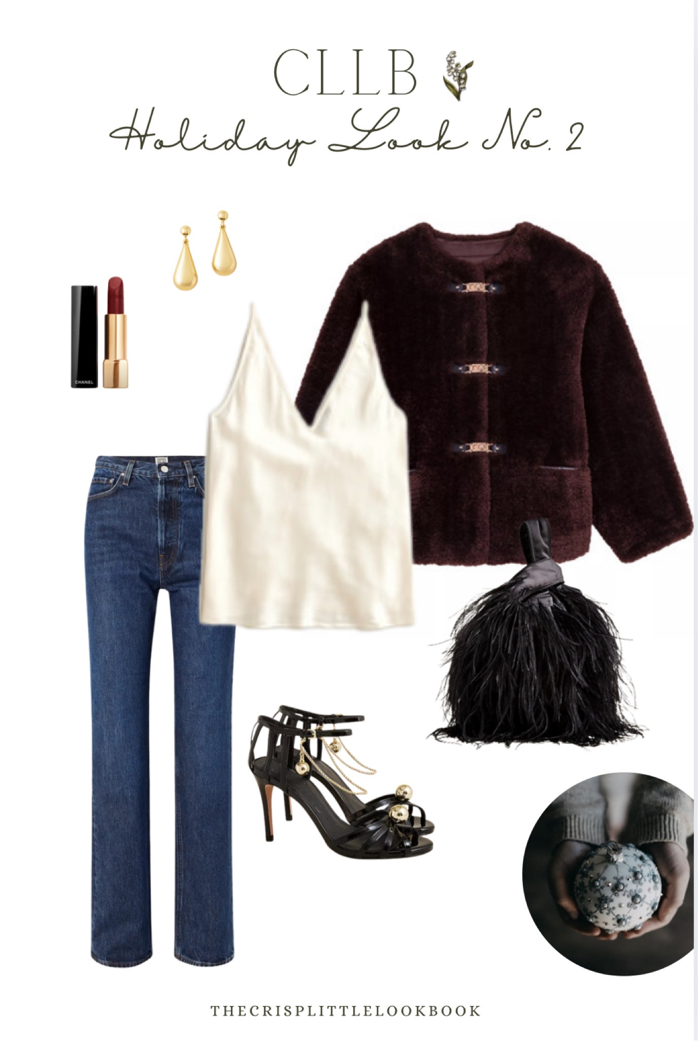 Holiday Outfit Look No. 2 … statement heels, a faux fur coat, feathered evening bag and sexy silk cami ✨ 

#LTKCyberWeek #LTKHoliday #LTKSaleAlert