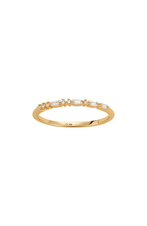 MADE BY MARY ILY Morse Code Ring in Gold Vermeil at Nordstrom, Size 5 | Nordstrom