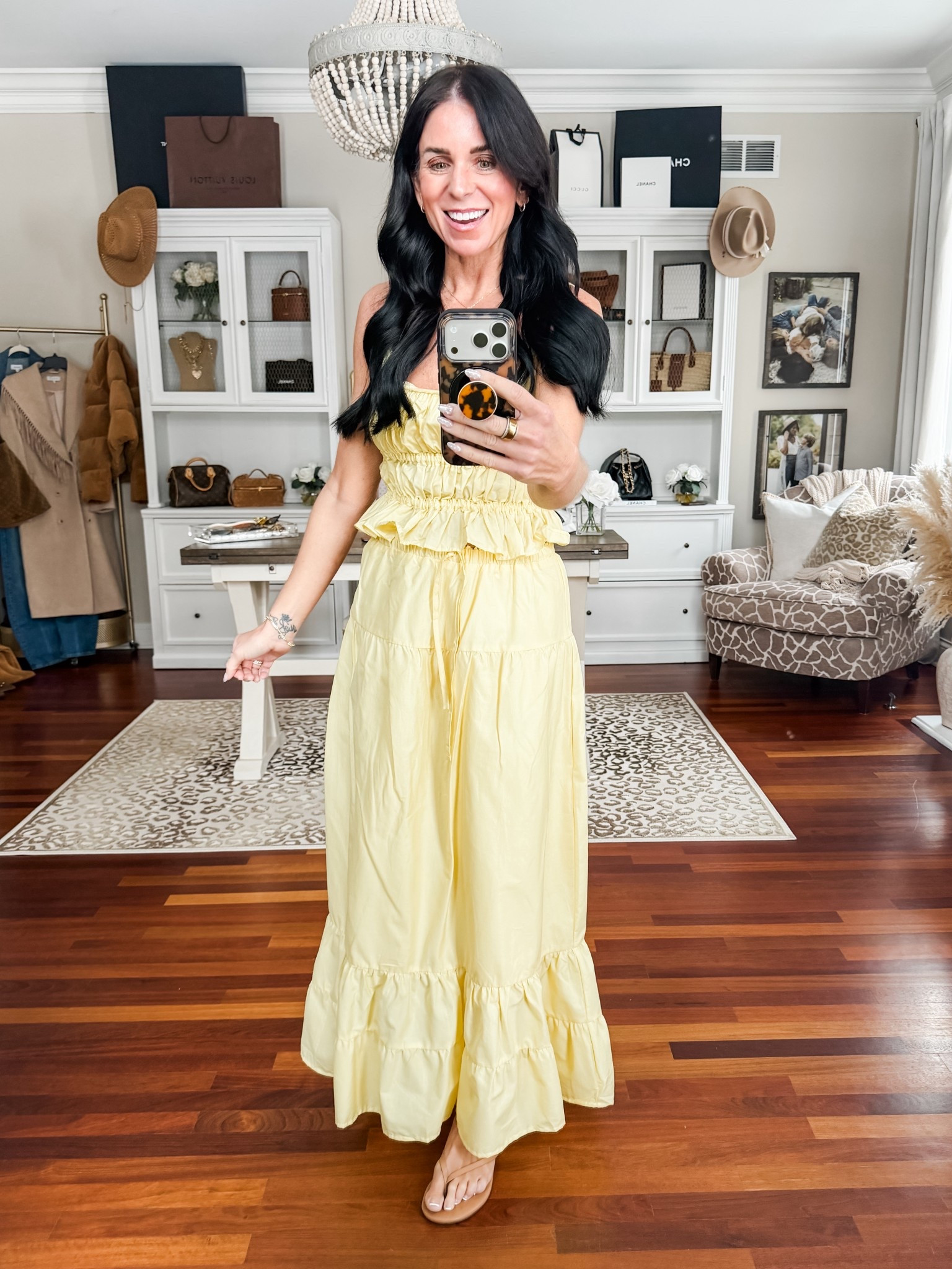 This yellow two piece set is perfect for vacation! Wearing a small in both 
@Shopbop 

#LTKTravel #LTKFestival #LTKootd