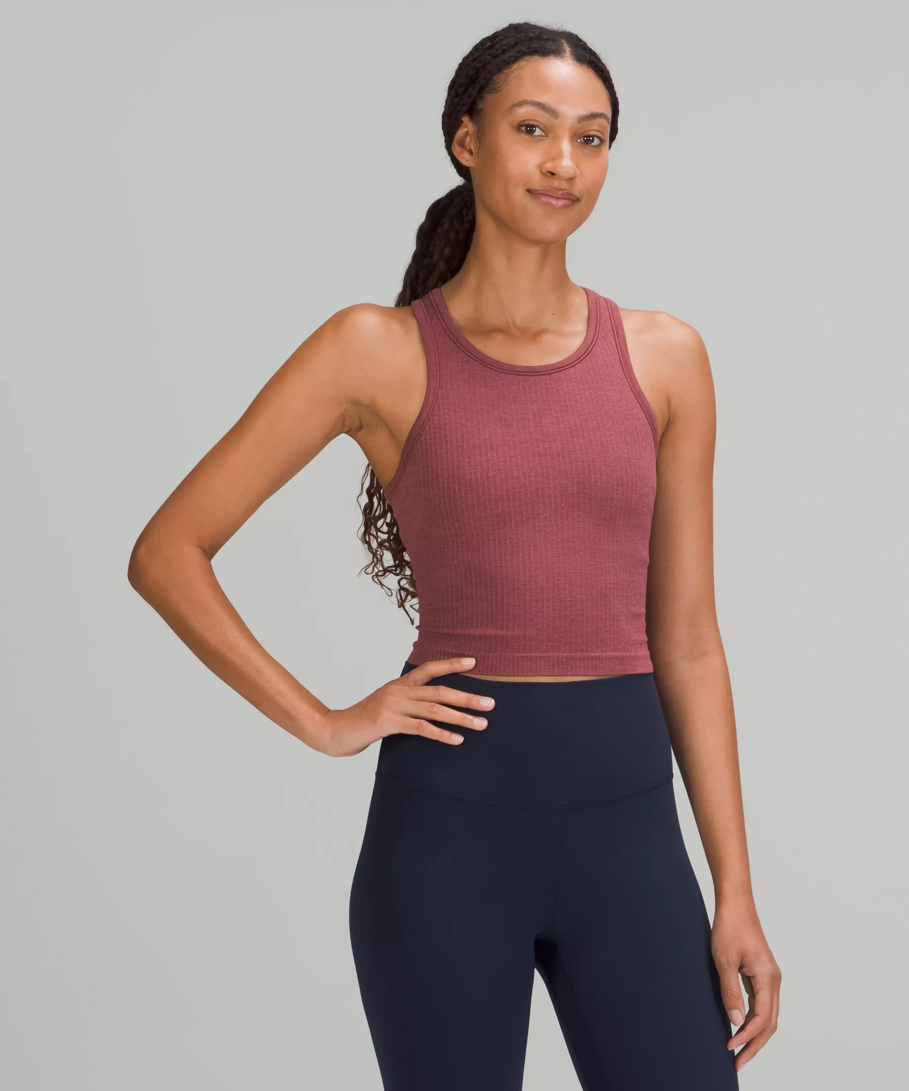 Ebb to Street Cropped Racerback Tank Top | Lululemon (US)